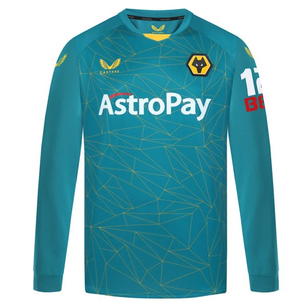 Tailandia Camiseta Wolves Segunda Equipación ML 2022/2023